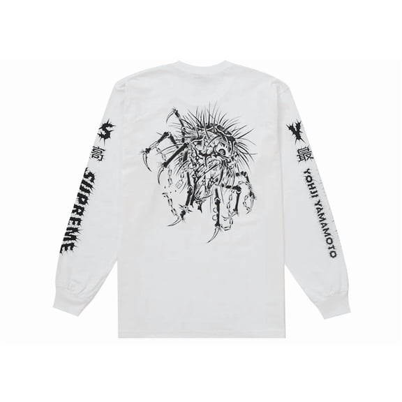 Supreme Men's Y's by Yohji Yamamoto L/S Tee White, from StockX