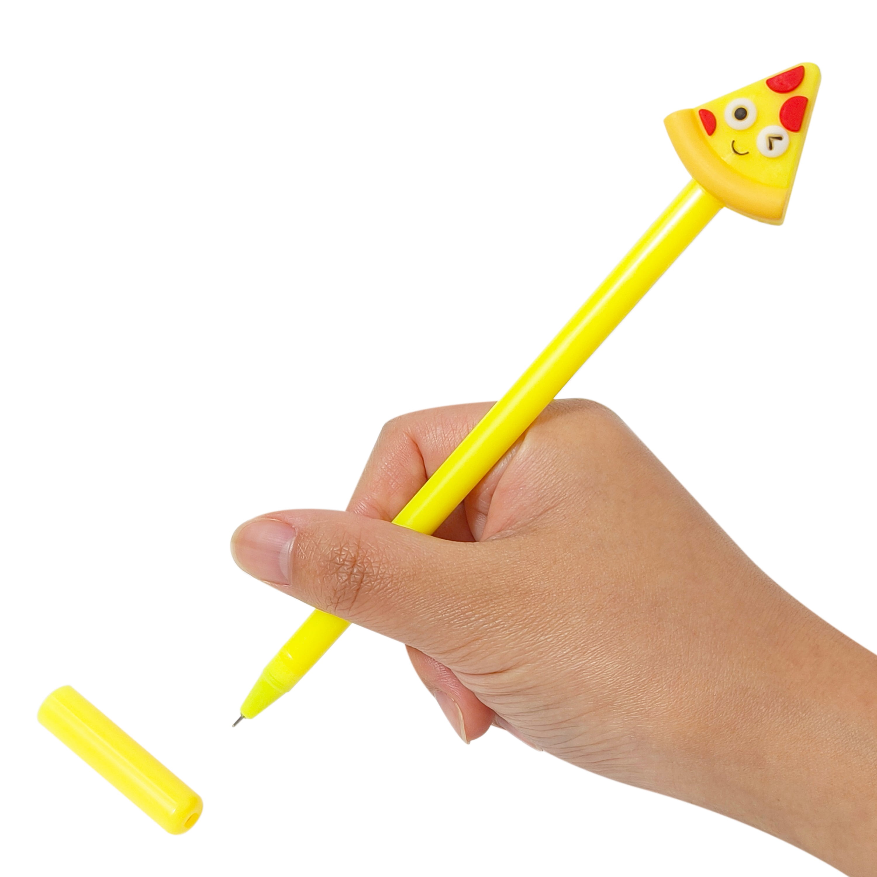 French Fry and Pizza Novlety Pens, 8 Pack, Simply Sweet Brand