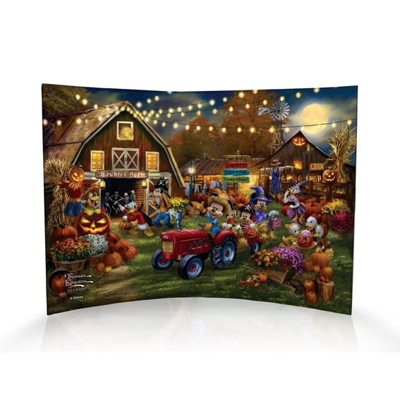 Disney (Mickey and Minnie Pumpkin Festival) 10" x 7" Curved Acrylic Print ACP1007CUR842