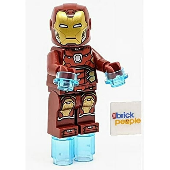 LEGO Superheroes: Iron Man Silver Hexagon on Chest and Power Blasts for Hands and Feet