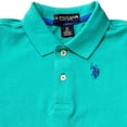 thumbnail image 2 of U.S. Polo Assn. Boys Green Polo Short Sleeve T-Shirt Polo Shirt Large 10-12, 2 of 2