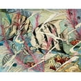 thumbnail image 2 of Stephen Haweis 14x12 Gold Ornate Wood Frame and Double Matted Museum Art Print Titled - Atlantic Spadefish (1929-1932), 2 of 4