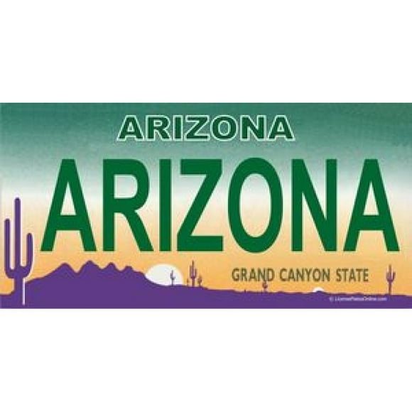Plaque d'Immatriculation Photo Arizona « Arizona » Personnalisation Gratuite sur Cette Plaque