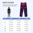 thumbnail image 4 of Balery Purple-Red Skull Pantalones de pijama para hombre, pijama ultraligero, pantalón de descanso-XX-Large, 4 of 6