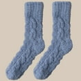 thumbnail image 2 of Winter Warm Stockings Cozy Thermal Socks Thick Indoor Home Comfort Long Socks for Men and Women Versatile Cold Weather, 2 of 4