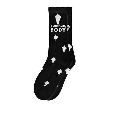 Sillies Socks Pandemic Body Socks - Funny Novelty Unisex Sock Set, Woven Art, Fun Unique Patterns And Designs
