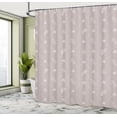 thumbnail image 4 of Ambesonne Vintage Shower Curtain, Nude Tone Dots and Branches, 69"Wx84"L, Warm Taupe and Pearl, 4 of 4