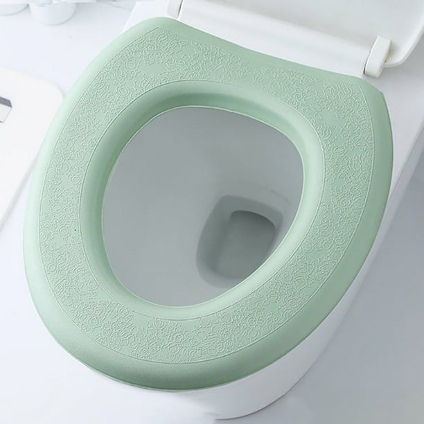 Heflashor Toilet Seat Warmer, Elongated Toilet Seat Cover, Padded