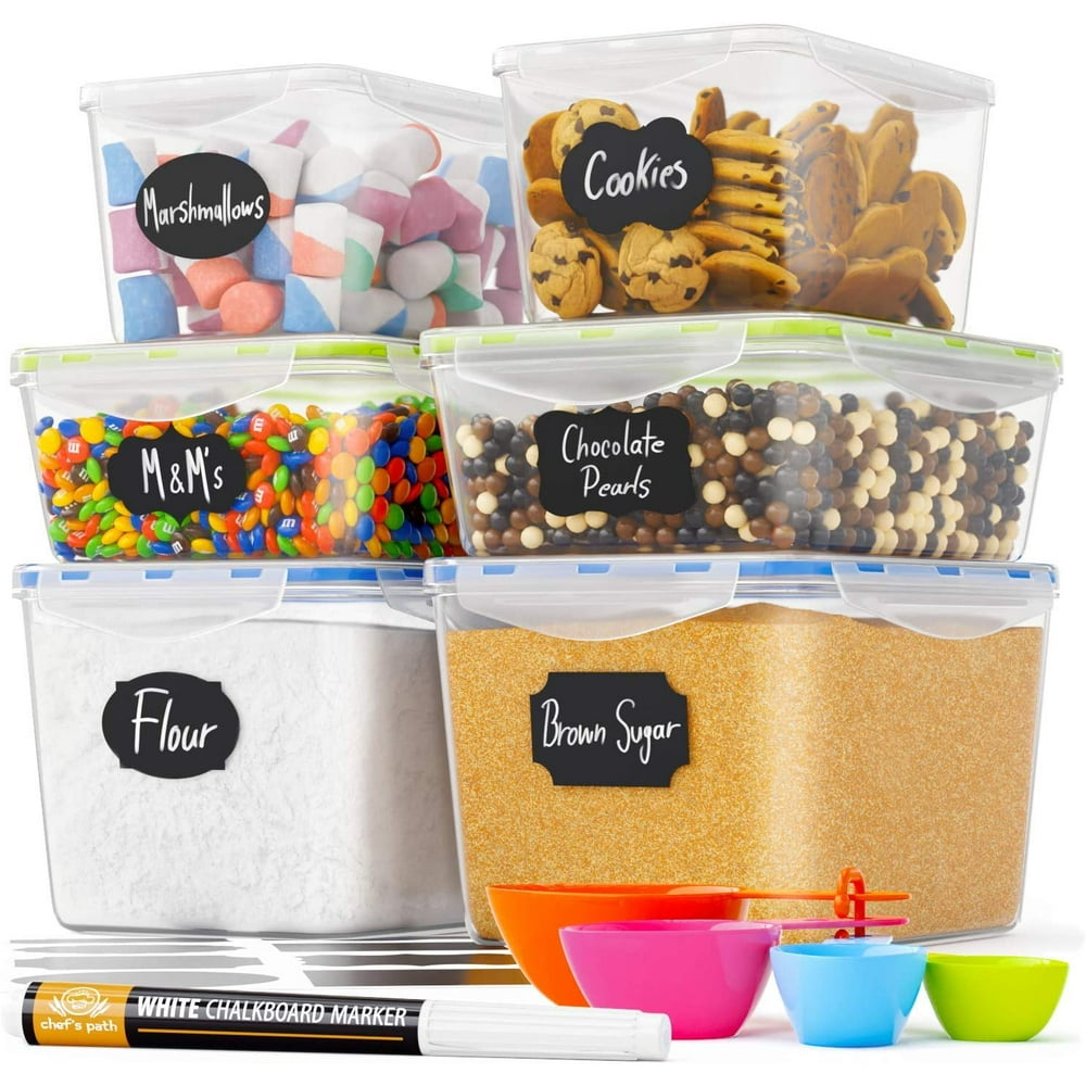 Chef's Path Food Storage Containers Pantry Organization Great for