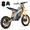 White, variant on Electric Dirt Bike for Teens Adults, 14"/12" Fat Tire,Peak 3000W Mid-Drive Motor and 48V 30AH Battery, 42 MPH Max Speed,Hydraulic Off-Road E-dirt Bike for Age 13+,Gold