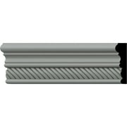2 5/8"H x 3/4"P x 94 1/2"L, (3/8" Repeat) Alexandria Roped Panel Moulding