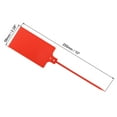 thumbnail image 3 of Uxcell 10 inch Long Plastic Anti-Tamper Security Tag Ties Red 20Pcs, 3 of 5