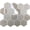 Matte and Glossy Beige, variant on Peel and Stick Backsplash for Kitchen,  Upgrade  Hexagon Marble White Tile, 10 count,  and PVC Composite Material
