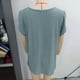 thumbnail image 3 of Blusa Plisada De Busto para Mujer,Camiseta De Verano para Mujer Camisetas De Manga Corta con Pétalos Y Cuello En V Camiseta De Manga Corta con Cuello En V Integración Sin Costuras, 3 of 3