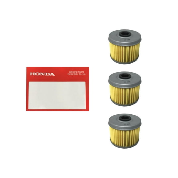 3 Pack Honda OEM Oil Filter 15412-HM5-A10 TRX350 TRX400 TRX450 Rancher Foreman 4