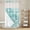 Teal Green-1, variant on Blue Coastal No Hook Shower Curtain with Snap in Liner, Waterproof Fabric Shower Curtains, Nautical Coral Starfish Shell Turtle Summer Shower Curtain Set Top See Through for Bathroom 54"x78"