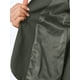 thumbnail image 5 of Conjunto de traje de negocios INSPIRE CHIC para mujer de 2 piezas sin cuello, conjunto de blazer y pantalones, color gris oscuro, talla S, 5 of 6