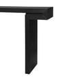 thumbnail image 2 of Noble House Rustic Farmhouse Console Table , Distressed Wood Finish Entryway Sofa Side Table for Living Room, Hallway, Black, 2 of 7