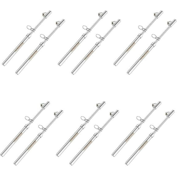 GODESON Dual Head Tire Pressure Gauge,Heavy Duty Pen Tire Gauge Range 10-150PSI; 1-10Bar,Dual Head Truck Air Pressure Gauge (Pack of 12)…