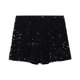 thumbnail image 3 of Pantalones cortos sexy con lentejuelas para mujer: ligeros, de cintura alta, informales para el día a día/otoño-invierno, varias tallas, lavado a mano en frío., 3 of 3