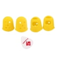 thumbnail image 3 of 4 Piezas Guitar Finger Finger Pick Silicona Finger Guards Para Principiantes S, 3 of 9