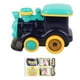 thumbnail image 1 of Bubble Blowing Toy Train Sound Light Automatic Battery Powered Bubbles Making Locomotive Car Dark Blue. Toy for kids., 1 of 5