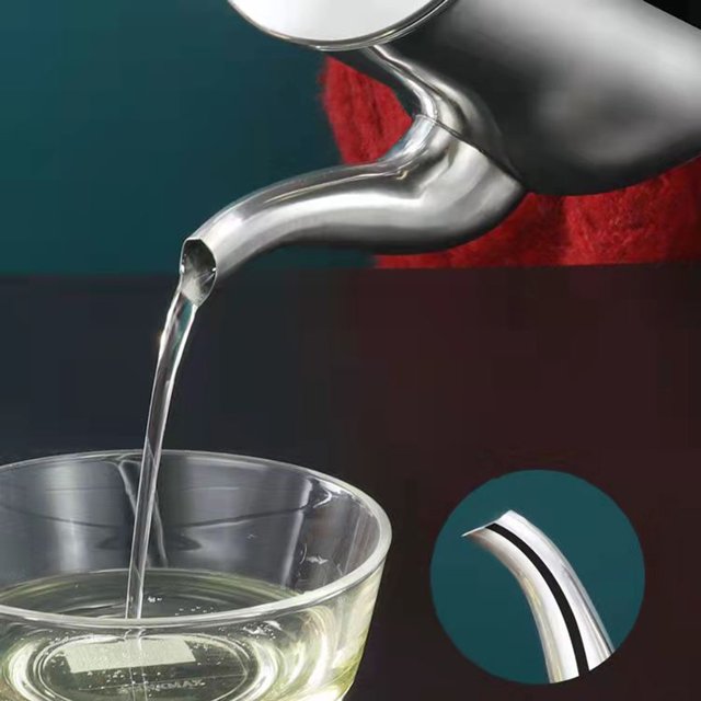 Lata De Almacenamiento Filtrante Práctica botella de malla de filtro, lata de almacenamiento de filtro antioxidante para vino de salsa (32 oz) Hugtrwg Libre de BPA