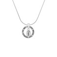 thumbnail image 2 of Delight Jewelry Silvertone Cure in oval Silver-tone You Mean the World to Me Ring Necklace, 18", 2 of 4