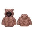 thumbnail image 5 of KAUOD Toddler Zip up Hooded Puffer Jackets Baby Boys Girls Lightweight Winter Outwear Kids Thick Warm Quilted Down Coats, 5 of 5