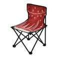 thumbnail image 2 of 600D Oxford Camping Chair Portable Foldable Chair Supports 220 lbs for Picnic, Fishing, Backpacking Red Christmas Tree and Lights, 2 of 8