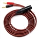 thumbnail image 5 of 4X Cable de Altavoz XLR A Banana, Cable de Audio XLR de 3 Pines Hembra A Doble Banana, Enchufe de 4 mm Chapado en A XLR3 Pro HiFi, 5 of 5
