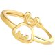 thumbnail image 1 of unbranded Anillo Ajustable De En Color Dorado De Cobre Para Mujer Con, 1 of 8