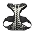 thumbnail image 2 of No Pull Dog Harness For Medium Dogs Easy Walk Dog Vest Adjustable Collars Harnesses & Leashes Set Breathable Oxford Outdoor Walking Safety Reflective Strip Gradient Triangular Design Prints, 2 of 9