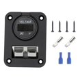 thumbnail image 4 of jiaping 12V-24V with Voltmeter Easy to Install Flush Mount Recessed Plate Plug Mounting Blue Light, 4 of 9