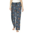 thumbnail image 2 of Goofa Squirrel And Snowflakes Printed Soft Pajama Pants for Women, Wide Leg Comfy Casual Lounge Yoga Pants-XX-Large, 2 of 9
