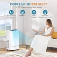 thumbnail image 2 of Moifoi 13000 BTU Portable Air Conditioners with Remote Control, 3-in-1 Free Standing Cooling AC Unit , Cools Room up to 750 sq.ft, Smart/Sleep Mode,3 Speed,Auto Swing,24H Timer, 2 of 8