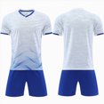 thumbnail image 2 of KPOPLK Boys Clothes Athletic 2-Piece Outfit Clothing Set Short Sleeve Shirt Tee & Shorts for Kids 1-13 Years Size 13-14 Years,White, 2 of 4