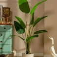 thumbnail image 3 of 32" Greenery Living Room Tropical Fake Plant Faux Banana Tree Home Decoration Artificial Palm GREEN, 3 of 8