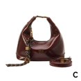 thumbnail image 2 of Bolso de mano estilo dumplings para mujer, versión coreana, tendencia primavera 2025, bolso de hombro plisado de alta calidad, versátil y de nicho., 2 of 2