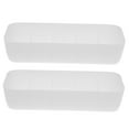 thumbnail image 5 of SEWCHICS Clothes Drawer Organizer Plastic Drawer Storage White Household Users Home Use 2Set, 5 of 8