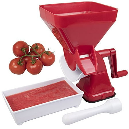 Tomato Strainer- Juicer Food Mill for Easy Purees- No Coring, Peeling or (Best Electric Tomato Strainer)