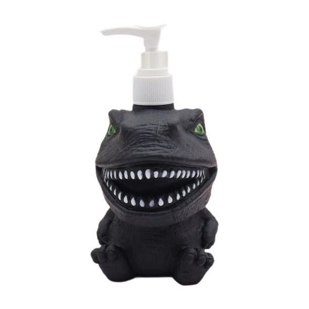 Botella de loción con dibujos animados para niños, dispensador de gel de ducha, jabón de manos con forma de animal dinosaurio