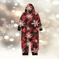 thumbnail image 6 of QTSHPN Family Christmas Pajamas Christmas Print Hooded Loungewear Sleepwear Set Pajamas, 6 of 6