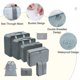 thumbnail image 2 of Juego organizador de viaje de 8 piezas: ¡cubos de embalaje para un viaje eficiente! Bolsa ordenada para zapatos, 2 of 10