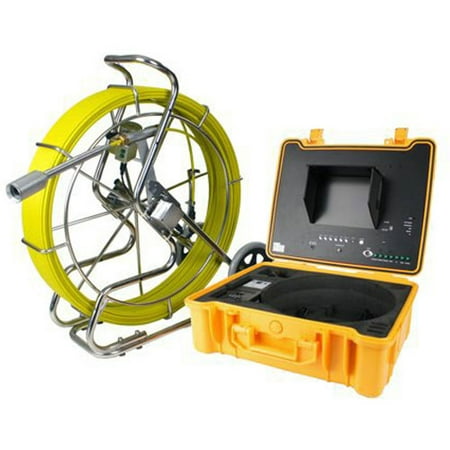300 ft Sewer Pipe Wall Snake Video Camera System DVR w ...