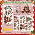 thumbnail image 2 of 3 Sheets UV DTF Cup Warp Merry Christmas Cats Rub on Transfer Stickers, Furniture Decals for DIY Glass Window Water Bottle Crafts,15 * 30cm, 2 of 4