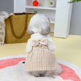 thumbnail image 3 of CSChome Pet Dress Plaid Pattern Pet Plaid Pattern Dog Princess Winter Warm Pet Supply, 3 of 6