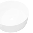 thumbnail image 4 of vidaXL Bathroom Basin Round Counter Vessel Sink Plump Washroom Basin Ceramic, 4 of 6