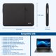 thumbnail image 3 of MOSISO Funda para Laptop Compatible con MacBook Pro 16 M4 A 3403 M3 A2991 M2 A2780 M1 A2485 A2141/Pro Retina 15 A1398,15-15.6 Pulgadas Port&aacute;til,Funda Poli&eacute;ster Vertical con Bolsi, 3 of 6