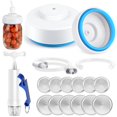thumbnail image 1 of EASTIN Bocal Scellant sous Vide Scellant Alimentaire Résistant aux Taches pour Pot à Bouche Large / Régulière Compatible 18Pcs, 1 of 10